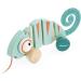 Janod Pulling Chameleon Tropik - Eco-Friendly Wood Learning Toy for Kids - Quiet Wheels FSC Certified - Perfect for Ages 1+ - J08264 - Buy Online on GoSupps.com