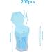 Tibapla 200 Double-Sided Plastic Toothpicks - Wearable Interdental Brush for Effective Oral Care & Tooth Gap Cleaning (Light Blue) - Buy Online on GoSupps.com