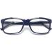Big Lens Simple Plain Colourful Reading Glasses - 2 Pairs Navy 2.50 Magnification - Buy Online on GoSupps.com