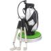 HKOO Golf Gift Golf Pens Holder  Golf Bag Holder with 3 Pieces Aluminum Pen Golf Bag Pencil Holder for Men Silver and Black /C - Buy Online on GoSupps.com