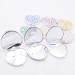 Minkissy Portable Heart Pocket Mirror - Foldable Double-Sided Steel Cosmetic Mirror for Girls & Women (Random Color) - Buy Online on GoSupps.com