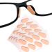 Festful Eyeglass Nose Pads,20 Pairs of Soft Foam Nose Pads Cushion for Glasses, Eyeglasses, Sunglasses, (Drop-shaped/16 * 8mm) (Black) Skin Color