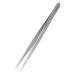 Lash Tweezers - Stainless Steel Tweezers Eyelash Extensions Straight Thin Tip False Lash Application Tools Nail Art Tools for Individual Eye Lash Extensions (00-SA 13.5cm)