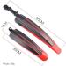 Adjustable Bike Mud Guards Fenders Set - All Black - Buy Online on GoSupps.com