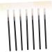 Baluue 50pcs Disposable Eyeliner Brush Liquid Eyeliner Fine Liner Brush Eye Liner Wands Black 10x0.3cm Black - Buy Online on GoSupps.com