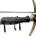 Archery Leather Arm Guard with 4 Straps - Forearm Protective Gear for Hunting and Bow Arrow - 1PCS - Buy Online on GoSupps.com