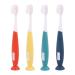 TOYANDONA 4Pcs Kids Toothbrush Teeth Cleaning Brush Children Oral Care Manual Toothbrush Baby Training Toothbrush for 3-6 Years Old Kids Mixed Color 12.6X2CM