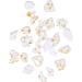 dijiusidy 50 Pieces Glass Crystal Set Eye-catching Personalized Nail Art Rhinestones DIY Handcraft Manicure Accessories for Card Making Gold Pink - Buy Online on GoSupps.com