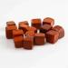 Choice of Gifts 10pc 15mm-20mm Natural red Jasper Crystals Gemstone Tumbled Stone Vibration Stone JZIGTDEM