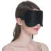 2 Pack Natural Silk Sleeping Mask | Adjustable Strap Soft Blindfold Eyeshade for Smooth Sleep - Buy Online on GoSupps.com