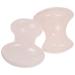 Doitool 2 piece Gua Sha Face Tools Jade Roller Gua Sha massage mushroom shape stones facelift folds remove massage gift for women pink