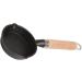 Qcwwy Mini Frying Cast Iron Pan Portable Pancake Pan Non Stick Coating Small Griddlewith Wooden Handle Kitchen Cooking Utensils for Home Camping Travel - Buy Online on GoSupps.com