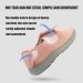KAFTKO Adjustable Slipper Shoes for Swollen Feet - Diabetic, Edema, and Plantar Fasciitis Relief - Velcro Closure - Small Beige - Buy Online on GoSupps.com