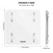 WGGE Bluetooth Body Fat Scale Smart Digital Bathroom Weight Scale with BMI & Body Composition Analyzer - Max 400 Pounds - Buy Online on GoSupps.com