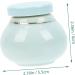 FRCOLOR Diffuser Storage Bottle Cans Candle Container Mini Lotion Loose Tea Jar Containers Porcelain Loose Tea Tin Lip Balm Rouge Pot Bulk Jars Mini Jars Ceramics Travel Tea Pot Round 6x5.5cm Blue - Buy Online on GoSupps.com