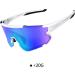 RacyRam Polarized Sunglasses | UV400 Protection | Sport Glasses for Baseball, Cycling, Running, Softball | Blue - Buy Online on GoSupps.com