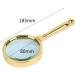 Magnifying Glass 10 Times High-Definition Handheld Optical Lens is Suitable for Children Students with The Elderly to Read and Identify The Repair of The Elderly HD Expansion Mirror Good Times - Buy Online on GoSupps.com