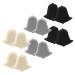 NOLITOY 6 Pairs Forefoot Half Size Pad Shoe Cushions Inserts Women Thickened Heel Grips Heel Cushion Inserts for Women Shoes Comfort Heal Grips Shoe Pads Lining Women's High Heel Polyester