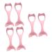 Didiseaon 6 Pcs Mascara Brush Make up Tools for Women Massaging Eye Mask Eyes Sample Girl Pink