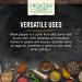 Frontier Co-op Organic Fair Trade Black Pepper Coarse Grind 1lb - Premium Spice - Buy Online on GoSupps.com