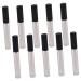 Hemoton 10pcs Lip Gloss Tube Empty Tube Lip Tint Nail Monomer Dish Lip Balm Lip Bottles Lip Gloss Bottles Silver Wigs for Women Lip Stick Bottle Printable White Lipstick Injection Molding