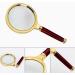 Magnifying Glass Hand Held 6 Times Crafts Wooden Handle All Metal Reading Magnifier Good Times - Buy Online on GoSupps.com