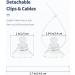Pawfly 20 Pack Aquarium Suction Cups with Clips & Adjustable Cable Ties | Perfect for Plants Airline Tubing & Reptile Hammocks - Ideal Aquarium Tools - Buy Online on GoSupps.com