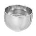 Frcolor 3st foam foam for razor foam Razor accessories container for shaving soap beard kits for men Professional shaving bowl cream bowl double-walled stainless steel shave man 8.2x5.8cmx3pcs silverx3stk