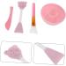 3 Ensembles Set de Bols pour Masque Facial avec Brosse Double T te Silicone Applicateur Multifonction pour Soins Du Visage Kit Maquillage Portable pour Esth ticiennes et Usage DIY Rose - Buy Online on GoSupps.com