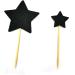 Twinkle Twinkle Little Star Cupcake Toppers Glitter Mini Birthday Cake Snack Decorations Picks Suppliers Party Accessories for Wedding Baby Shower 40PC (Black) - Buy Online on GoSupps.com
