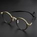 Retro Round Reading Glasses for Men & Women - Anti Blue Light Metal Computer Readers | 1.75 Gray - Buy Online on GoSupps.com