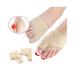 2 Pack Hallux Valgus Correction Bandage with Gel Pad - Elastic Bunion Sleeve for Pain Relief | Beige Orthopedic Support - Buy Online on GoSupps.com