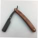Minkissy Manual Metal Razor Shaver - Safe Wooden Hand Razor for Men | Premium Quality Shaving Tool for Smooth Skin - Buy Online on GoSupps.com