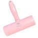 Petory Pet Hair Remover with Self Cleaning Base, Suitable for Couch, Car Seat, Bedding, Clothes, Carpet - Effective and Reusable Double Roller Designed Lint Roller for Dog, Cat, Pet Hair Pink