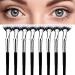 YANGYANGDA Mascara Fan Brush for Lashes Dolly Mascara Fan Brush Lash Wand Brush Fan for Natural Lifted Effects and Enhance Lower Lashes (10PCS)