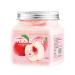 Natural Peach Body and Face Salt Scrub Exfoliating Formula for Moisturizing Acne Treatment Cellulite Reduction Dead Skin Scars and Wrinkles