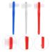 Minkissy Hard Toothbrush for Dental Care | Double Head Prosthesis Cleaner | Partial Dignity Brush for Prosthetics - Buy Online on GoSupps.com
