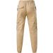 Huangse Men's XX-Large Casual Elastic Waist Cargo Pants in Khaki - Buy Online on GoSupps.com