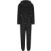 oelaio Women's Butt Button Back Flap Pajamas Functional Buttoned Flap Rompers Long Sleeve Bodycon Rompers Onesies Black Small - Buy Online on GoSupps.com