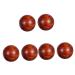 FRCOLOR 6 STK carving Tai-Chi-Ball Chinese balls for blowing handballs Stress balls for the hand acupuncture massage handmade balls hand massage ball desk ice hockey rose wood