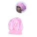 Silky Satin Sleep Cap for Curly Hair | Wide Side Bonnet Shower Cap | Pink | 1pc - Buy Online on GoSupps.com