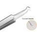 HOMEYU Blackhead Tweezers Premium Stainless Steel Acne Remover Tool for Comedones Whitehead Blackhead Acne Pimple Set of 2 - Buy Online on GoSupps.com