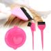 Dekaim Hair Dye Bowl Set | 3-Piece Pink Hair Bleaching Mixing Bowls | Hairdressing Accessories for Salon & Home Use - Buy Online on GoSupps.com