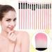 ZJchao 32 Pink Makeup Brush Set Professional Cosmetics Brushes for Foundation Blush & Eyeshadow | International Shipping Available - Buy Online on GoSupps.com