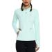 Baleaf Women's Fleece Half-Zip Running Jacket - Aqua, X-Small - Buy Online on GoSupps.com