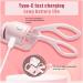 Electric Heated Eyelash Curler - USB Rechargeable Fast Heating & Portable Pink Eye Lash Perm Tool - Buy Online on GoSupps.com