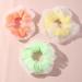 Fashion Organza Double Layered Hair Scrunchies Elastic Hair Tie Women Girls Sports Rubber Band Ponytail Holder(Green) - Buy Online on GoSupps.com