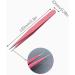 2 Pcs Stainless Steel Straight and Curve Tip Eyelash Extension Tweezers for Nail Art - Precision Tweezers for Eyelash Extensions - Buy Online on GoSupps.com