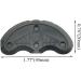 TOVOT 30pcs Heel Plates Black | Rubber Heel Taps for Shoe Repair | 1.77 x 0.78x 0.15 | Replacement with Nails - Buy Online on GoSupps.com