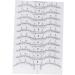 Healvian 10pcs Set Eyebrow Stencil Eyebrow Guide Microblading Ruler Sticker Eyebrow Ruler Sticker White - Buy Online on GoSupps.com